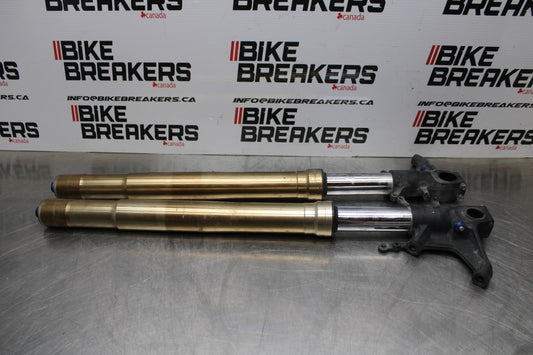 06-07 SUZUKI GSXR 600 FRONT FORKS SHOCK SUSPENSION SET PAIR BB178