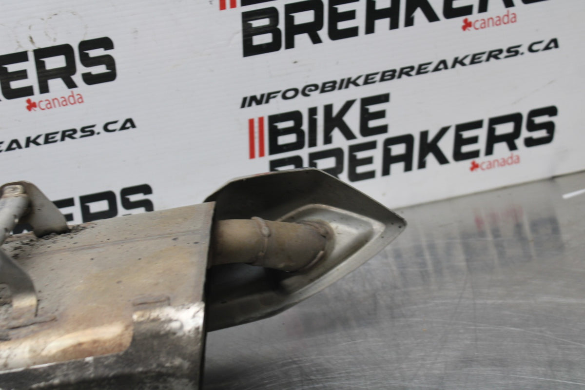 12-16 KAWASAKI NINJA 650 EX650F ABS FULL EXHAUST SYSTEM PIPE MUFFLER  BB860