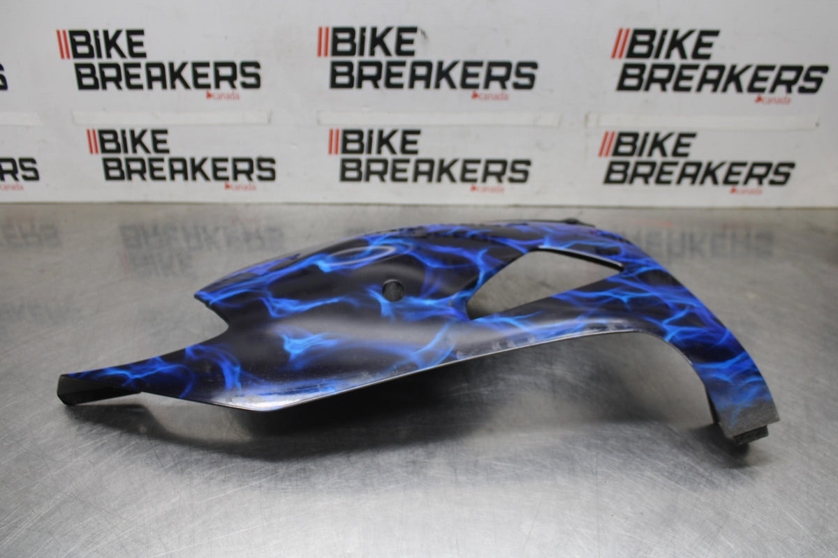 08 KAWASAKI NINJA ZX10R RIGHT LOWER BOTTOM BELLY SIDE FAIRING COWL  BB932