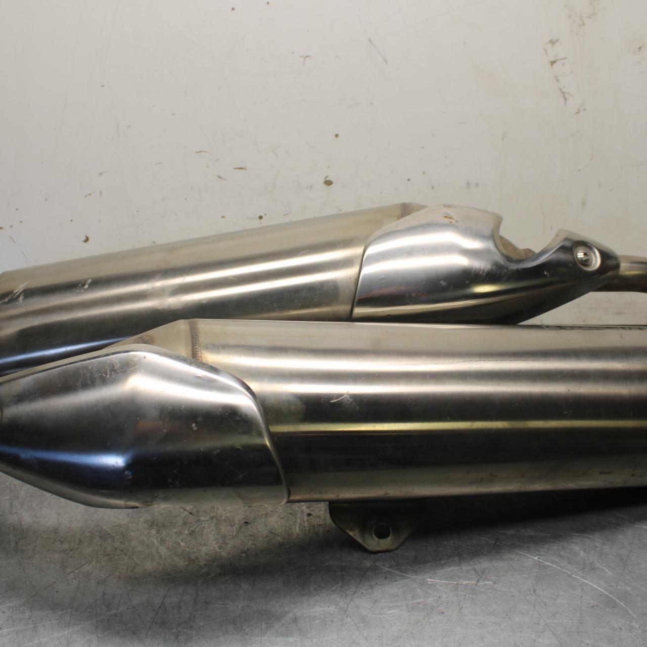 2008 Honda CBF1000 EXHAUST PIPE MUFFLER SLIP ON CAN SILENCER BB641