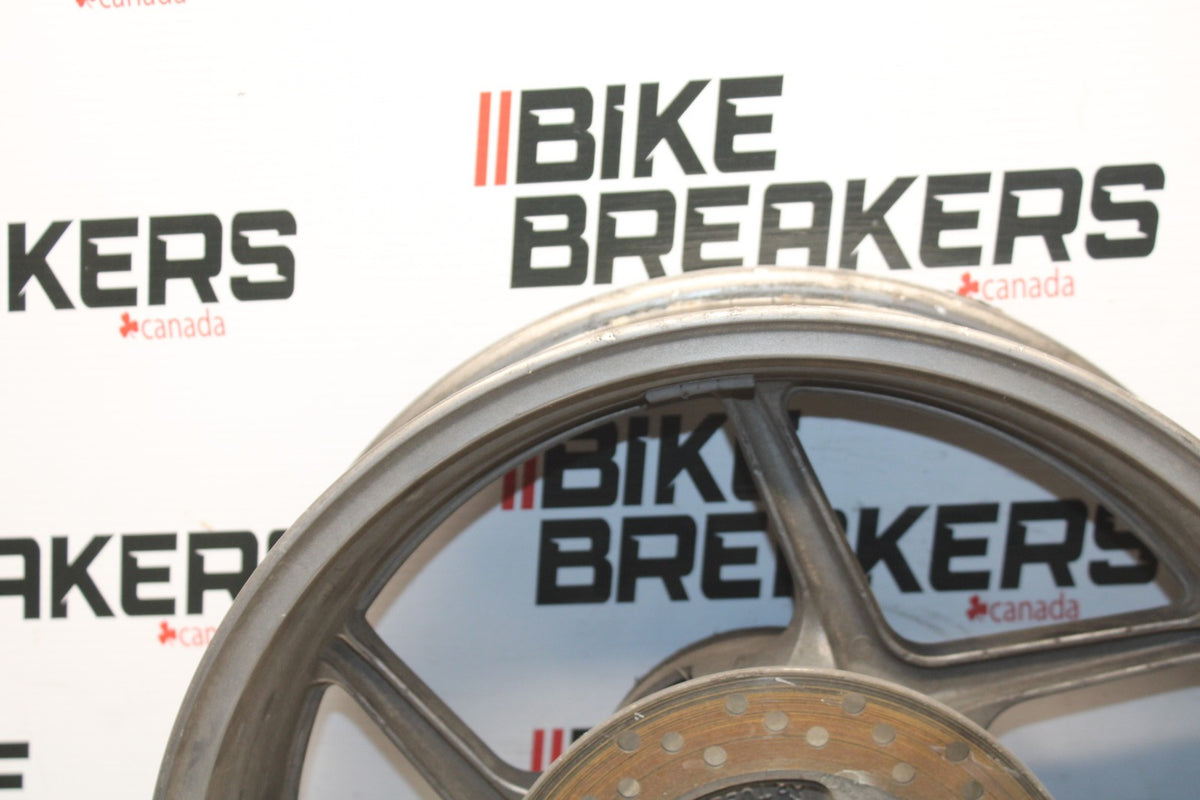06 KAWASAKI Z750 REAR WHEEL BACL RIM & ROTOR BB837