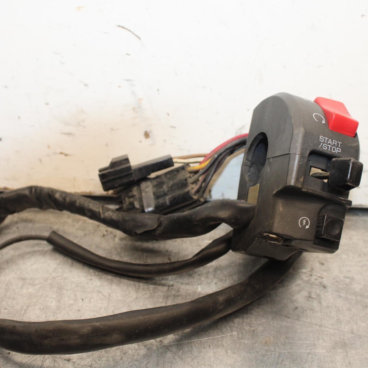 03 KAWASAKI NINJA ZX6RR ZX600K RIGHT CLIP ON HANDLE KILL OFF START SWITCH BB105