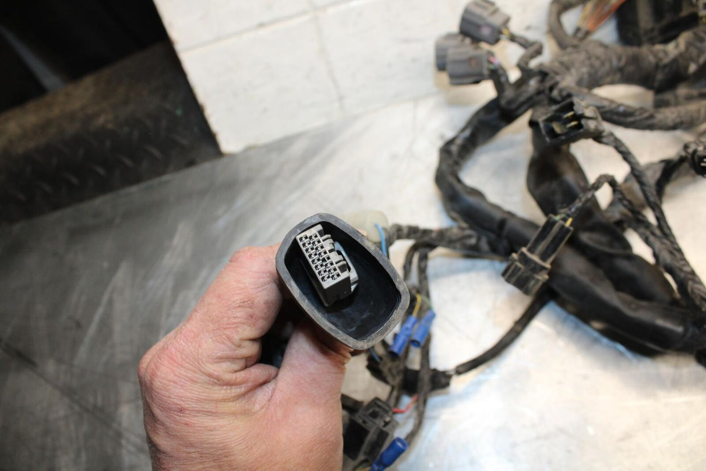 11 KAWASAKI NINJA 650 ER EX 650 MAIN ENGINE WIRING HARNESS MOTOR WIRE LOOM BB503