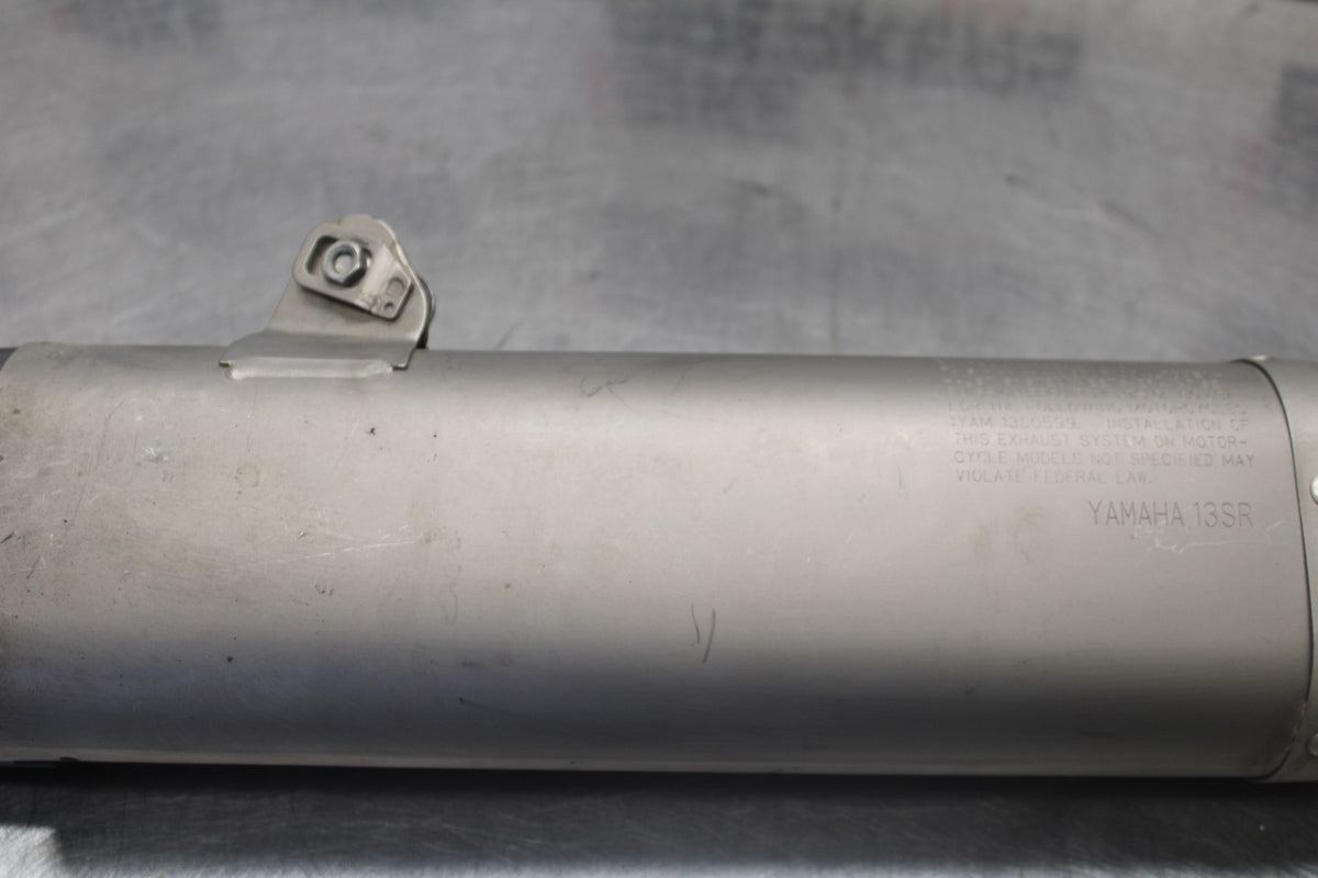 08-16 YAMAHA YZF R6 TITANIUM EXHAUST PIPE MUFFLER SLIP ON CAN SILENCER BB929