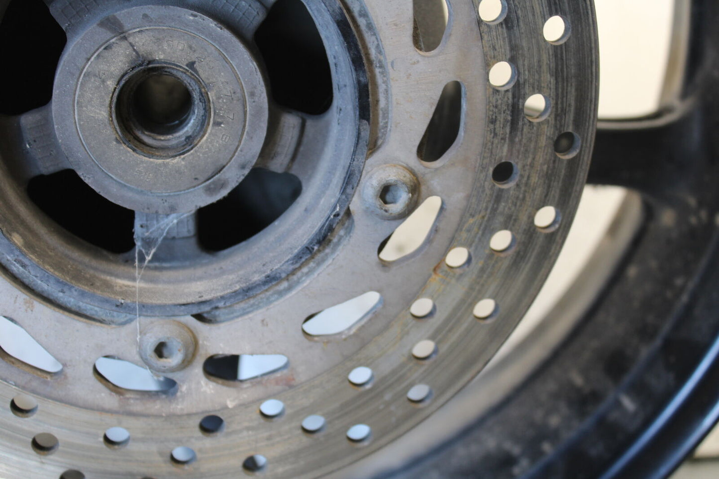 09-15 YAMAHA FZ6R REAR WHEEL BACK RIM BB686