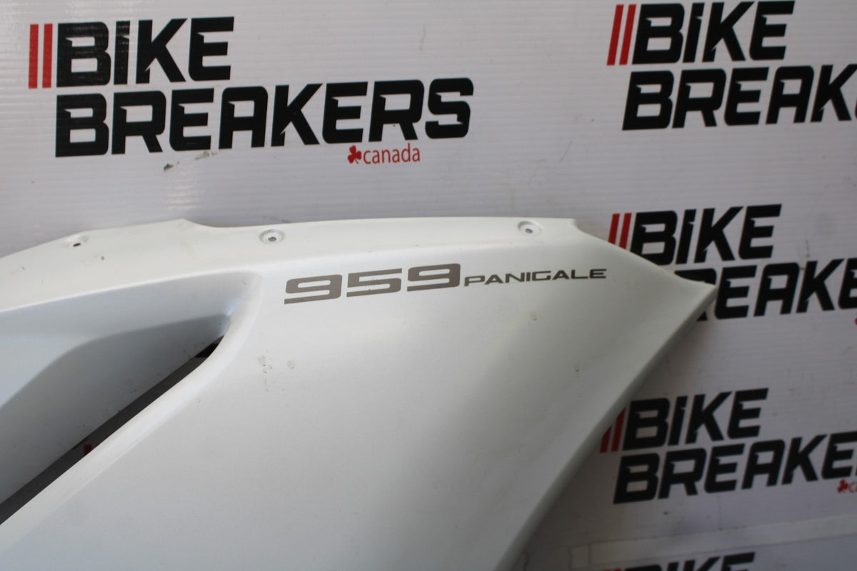 16 DUCATI 959 PANIGALE RIGHT MID UPPER SIDE FAIRING COWL  BB912