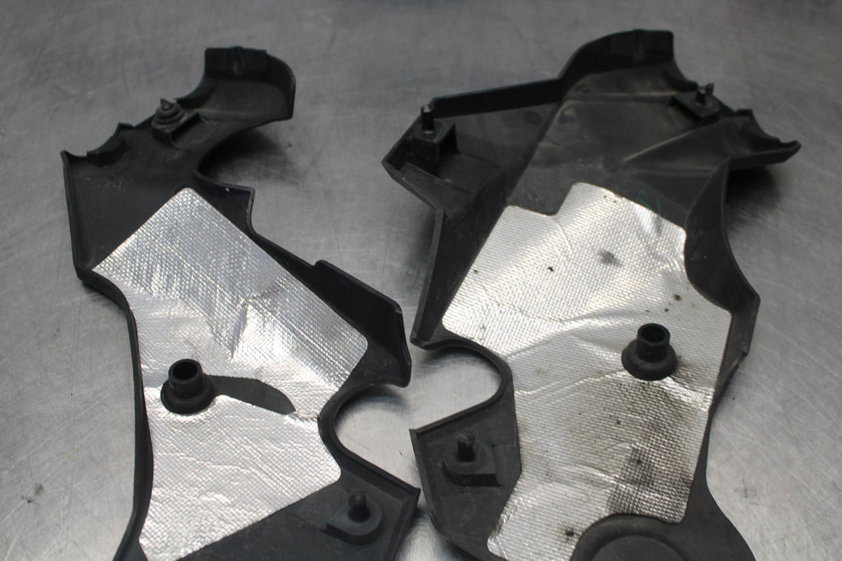 12 KAWASAKI NINJA 650 EX650E FRAME MID SIDE COVERS COWLS PANELS SET PAIR BB926