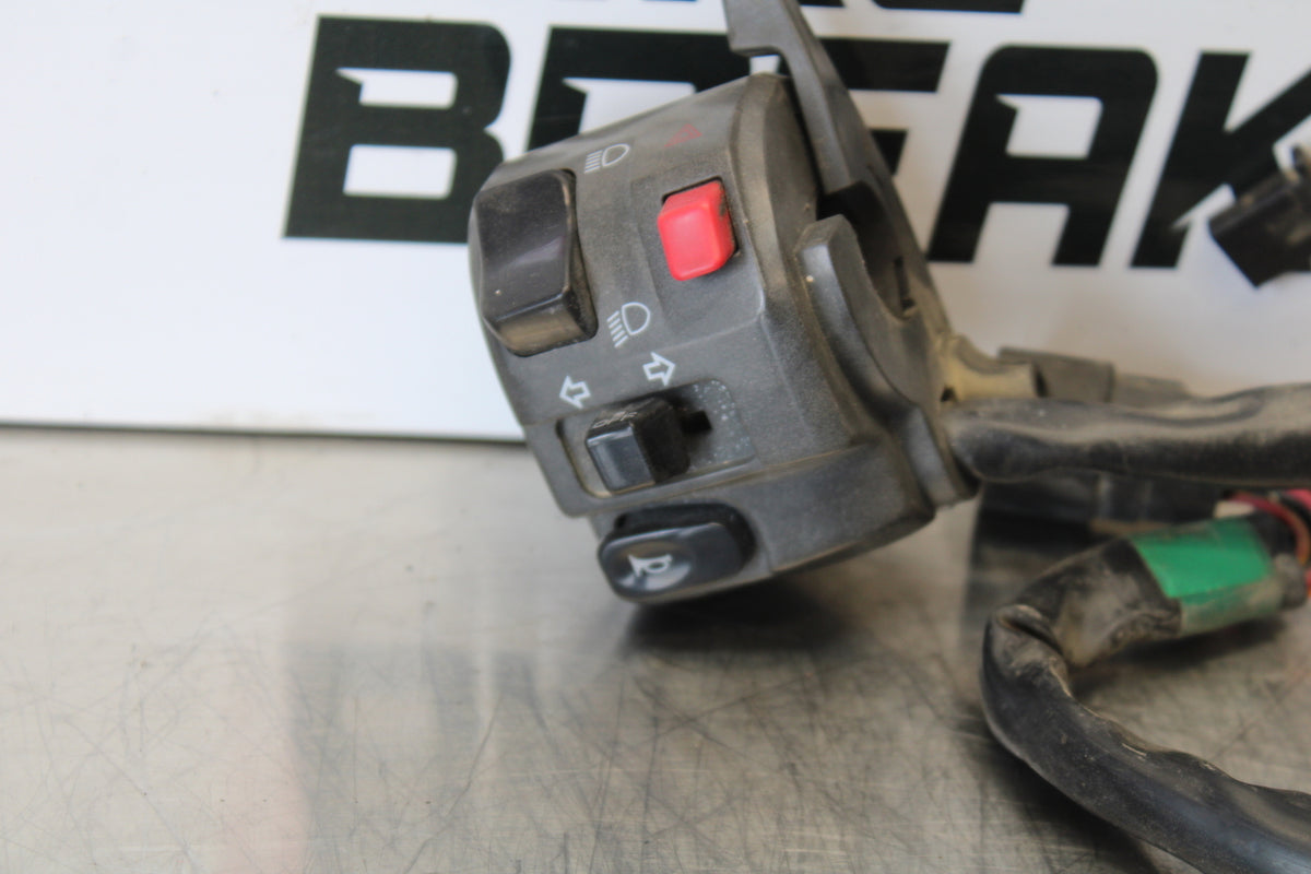 03-06 KAWASAKI Z1000 LEFT CLIP ON HANDLE HORN SIGNALS SWITCH SWITCHES BB164
