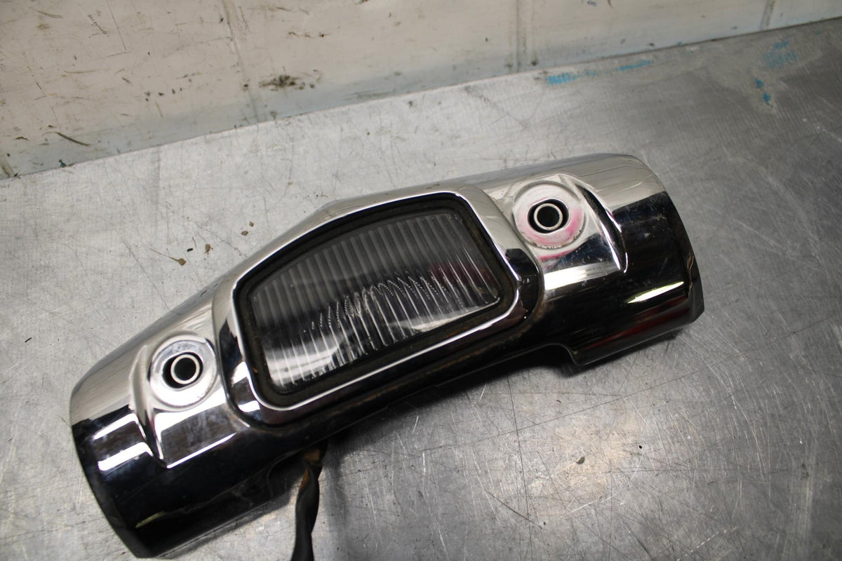 2007 Yamaha V Star 1300 XVS1300A LICENSE PLATE LIGHT TRIM BB03