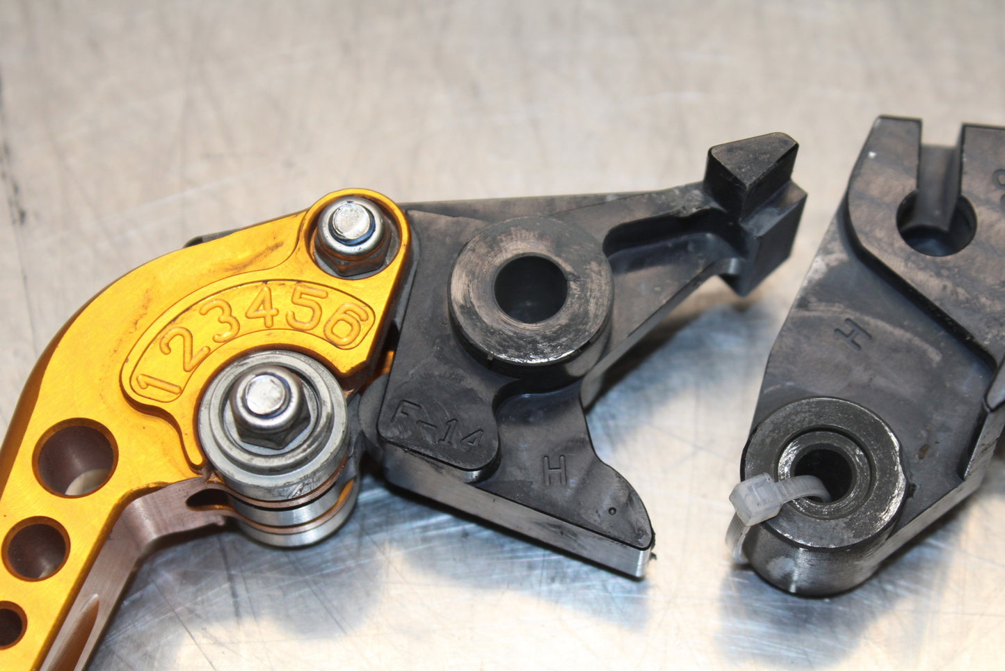 04-05 KAWASAKI NINJA ZX10R PAZZO RACING CLUTCH LEVER & FRONT BRAKE LEVER BB163