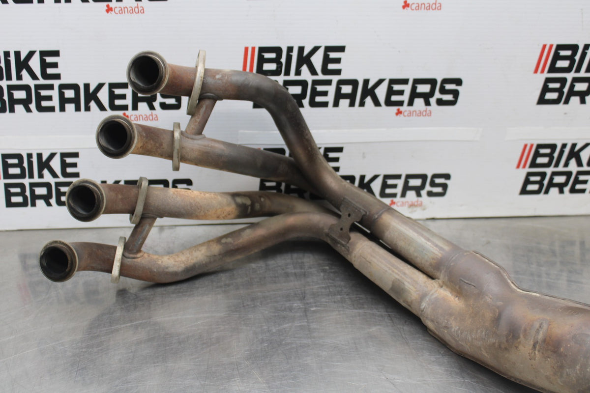 05-06 KAWASAKI NINJA ZX6R EXHAUST HEADER PIPES MANIFOLD BB877