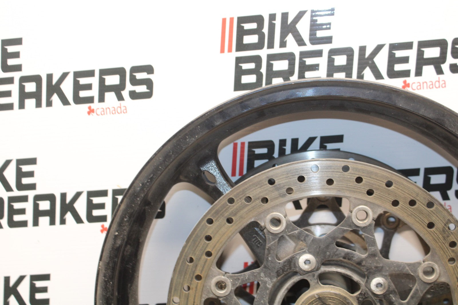 06-07 SUZUKI GSXR 600 FRONT WHEEL FRONT RIM & ROTORS BB170 