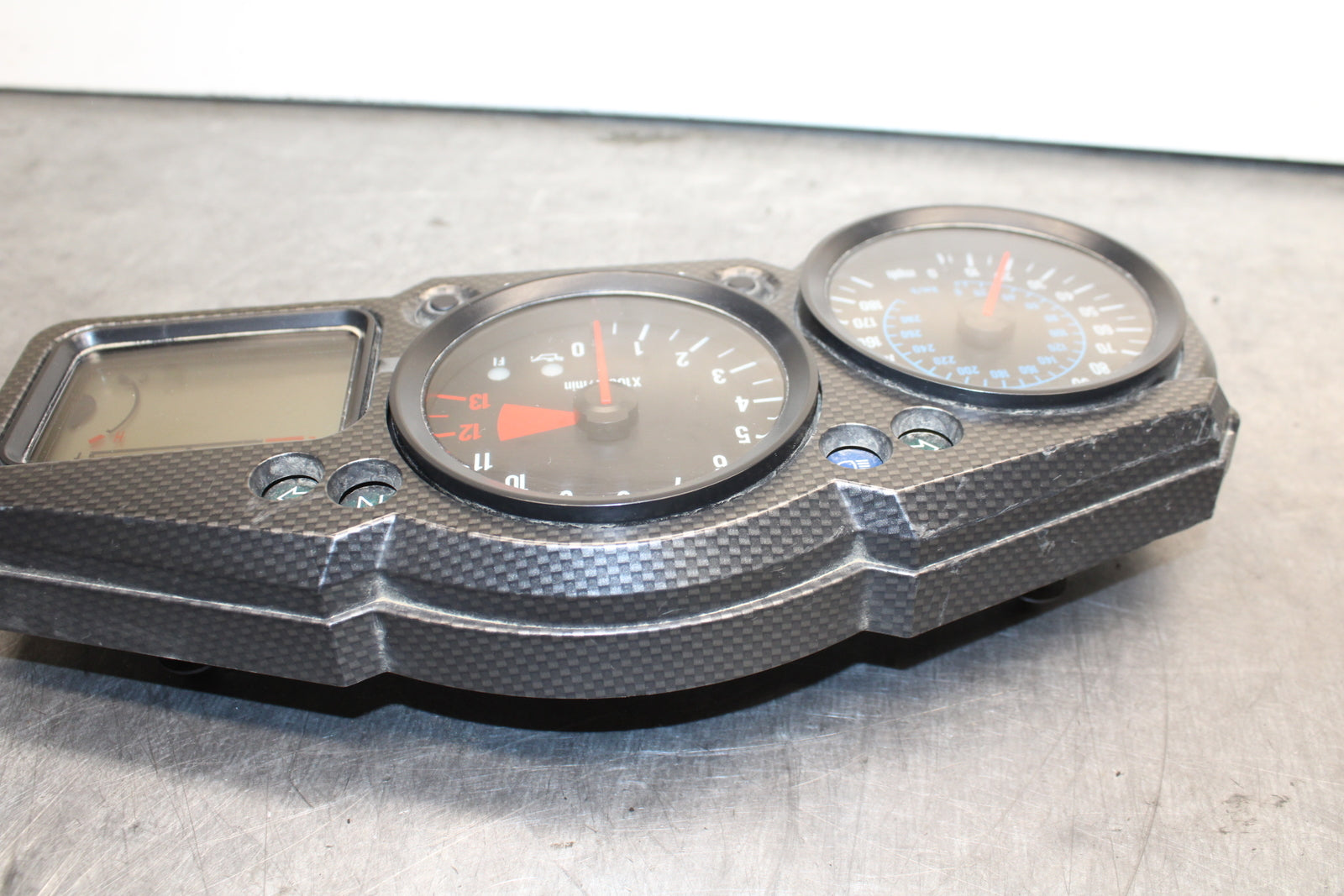 00-05 KAWASAKI NINJA ZX12R SPEEDO TACH GAUGES DISPLAY CLUSTER SPEEDOMETER BB121