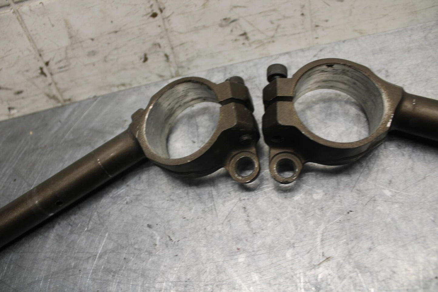 2004 Kawasaki Ninja ZX6RR ZX600M LEFT RIGHT CLIP ON ONS HANDLEBARS PAIR SET BB43