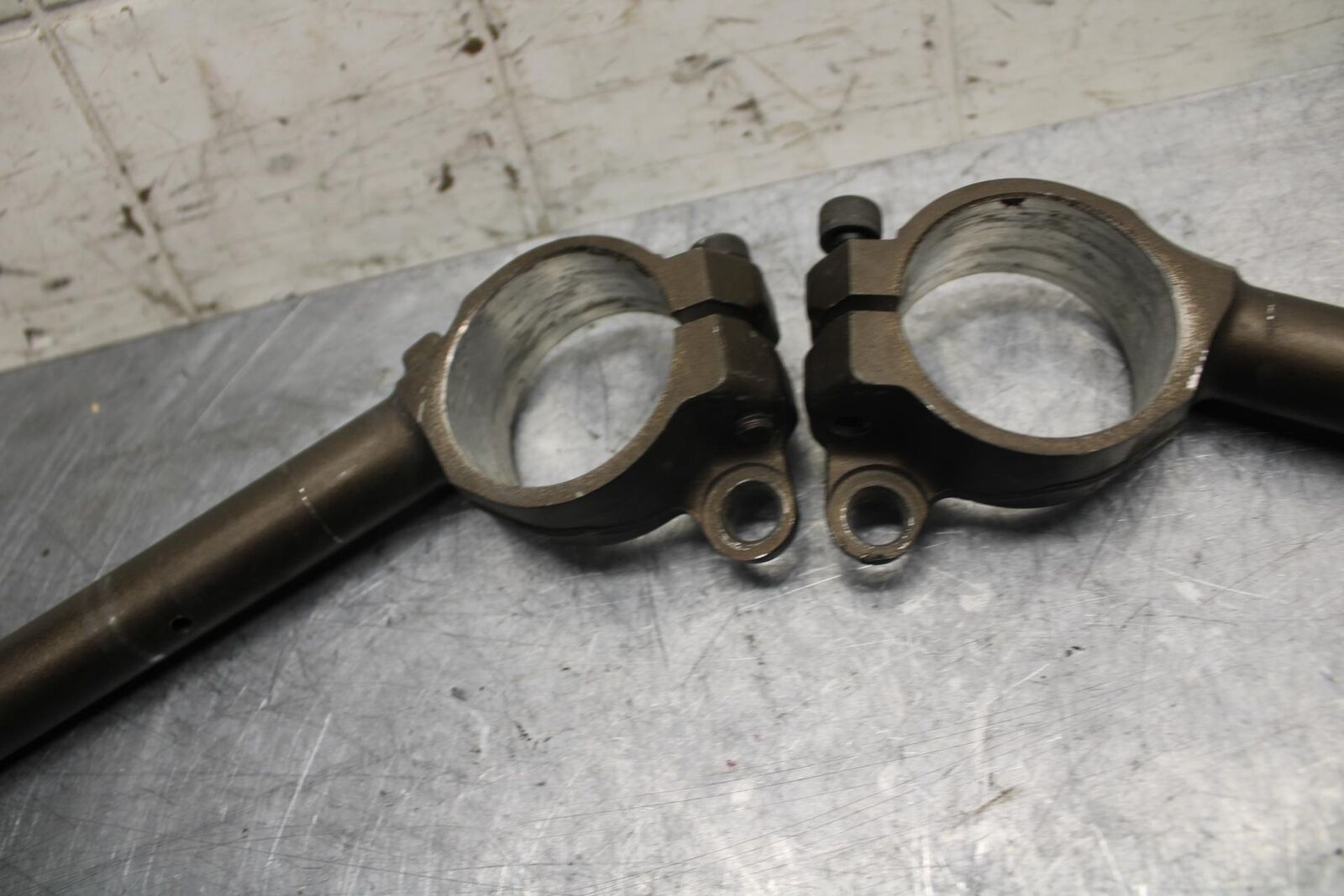 2004 Kawasaki Ninja ZX6RR ZX600M LEFT RIGHT CLIP ON ONS HANDLEBARS PAIR SET BB43