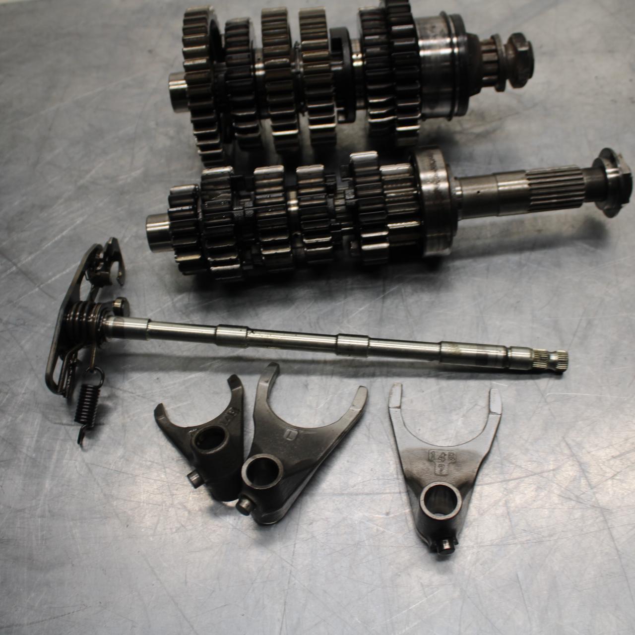 09-14 YAMAHA YZF R1 ENGINE TRANSMISSION TRANNY GEARS 14B-17411-00-00 BB471