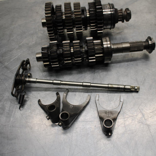 09-14 YAMAHA YZF R1 ENGINE TRANSMISSION TRANNY GEARS 14B-17411-00-00 BB471