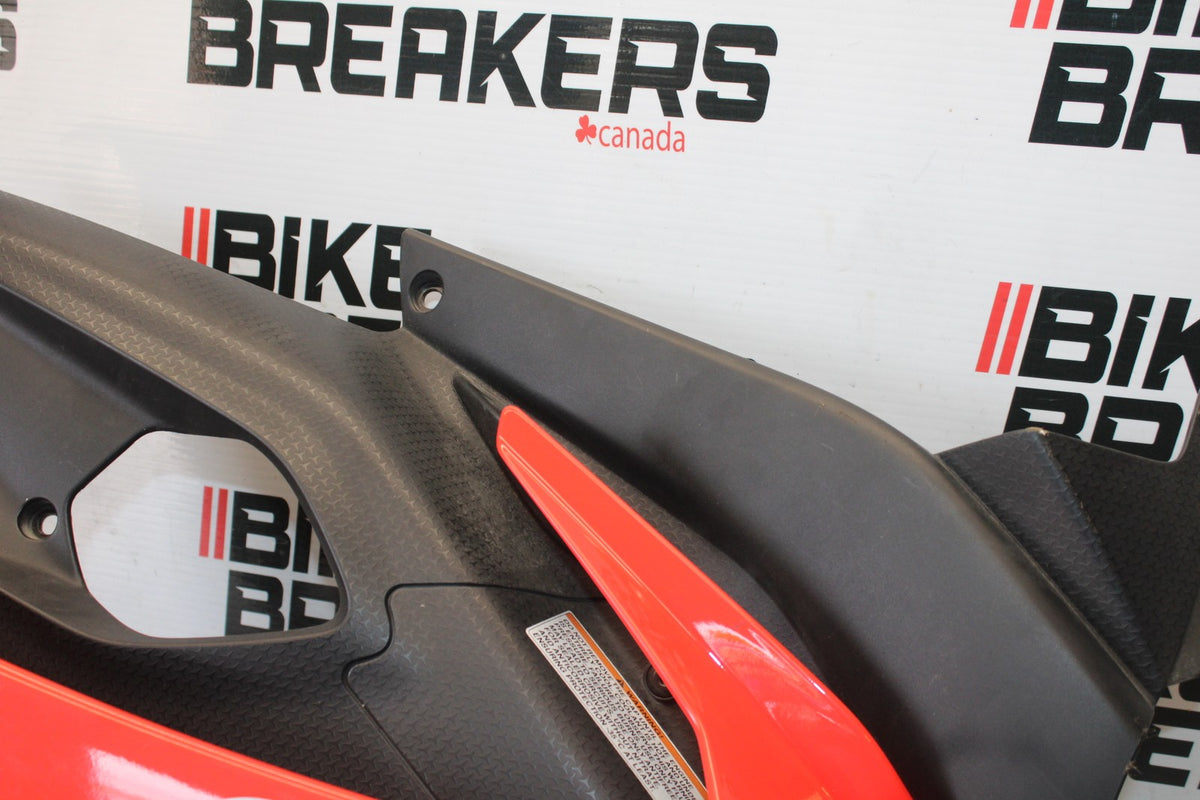 20-23 APRILIA RS660 RIGHT LOWER MID UPPER SIDE FAIRING COWL  BB889