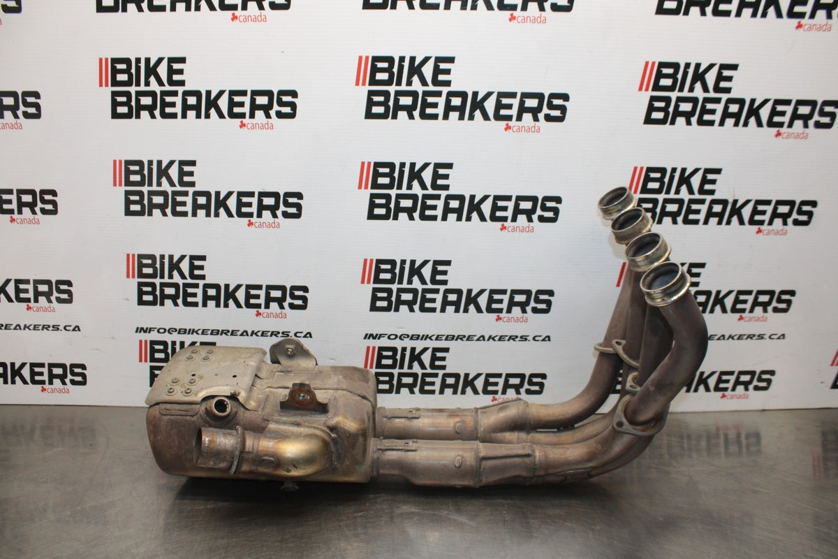 08-16 YAMAHA YZF R6 EXHAUST HEADER PIPES MANIFOLD BB856