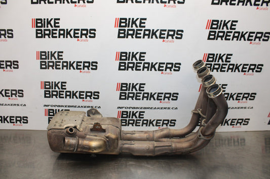 08-16 YAMAHA YZF R6 EXHAUST HEADER PIPES MANIFOLD BB856
