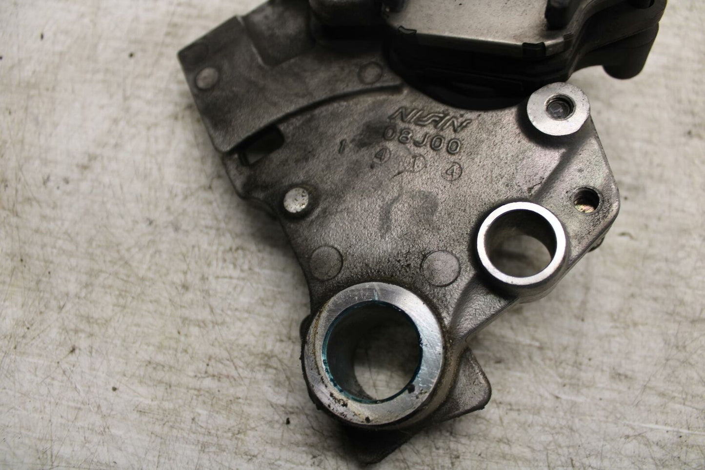 15-16 SUZUKI GSXS750 REAR BACK BRAKE CALIPER W MOUNT BRACKET BB374