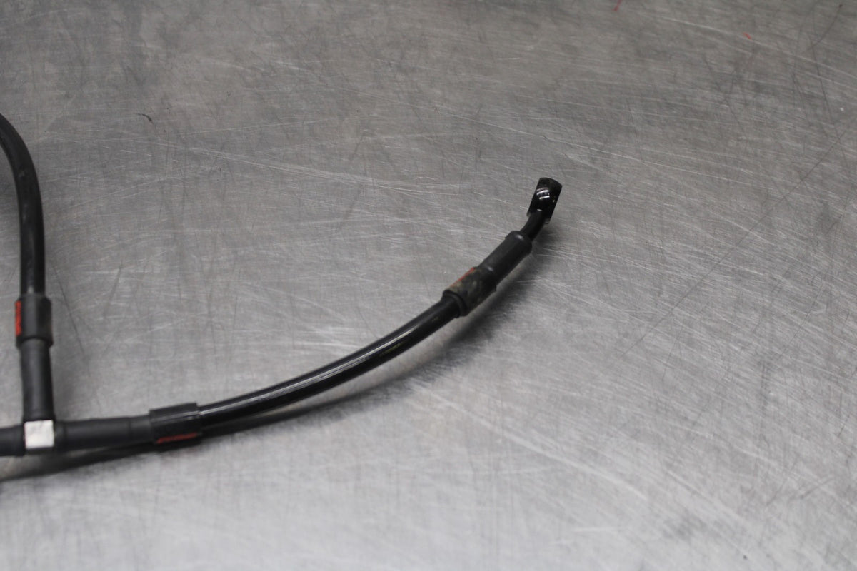 08-16 YAMAHA YZF R6 CORE BRAIDED FRONT BRAKE CALIPER HOSES LINES BB929