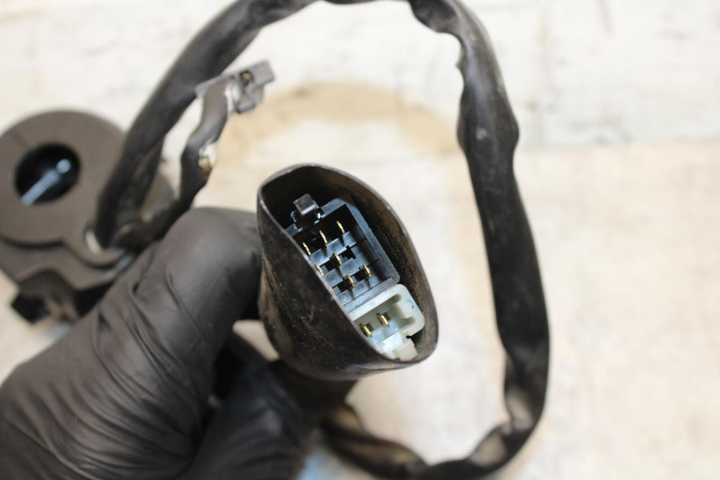 2015 Kawasaki Ninja 300 EX300 RIGHT CLIP ON HANDLE KILL OFF START SWITCH BB61