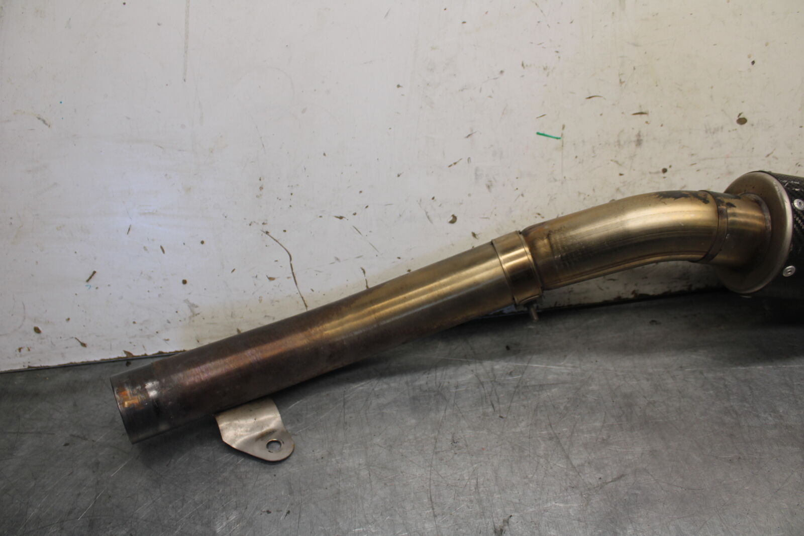 09-12 KAWASAKI NINJA ZX6R EXHAUST PIPE MUFFLER SLIP ON CAN SILENCER BB698