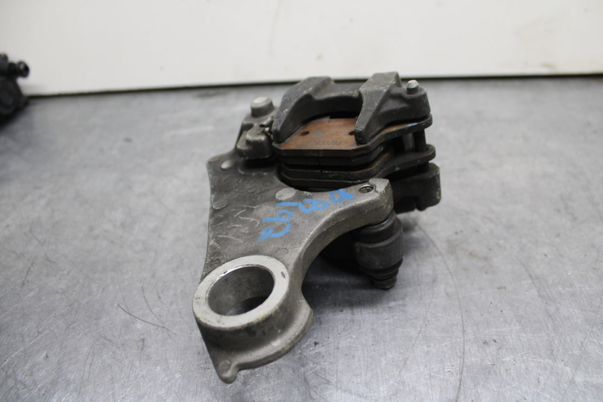 09-14 YAMAHA YZF R1 REAR BACK BRAKE CALIPER W MOUNT BRACKET BB118