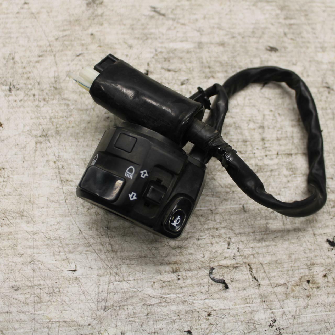 12-13 KAWASAKI EX300 NINJA LEFT CLIP ON HANDLE HORN SIGNALS SWITCH BB373