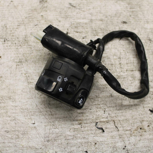 12-13 KAWASAKI EX300 NINJA LEFT CLIP ON HANDLE HORN SIGNALS SWITCH BB373