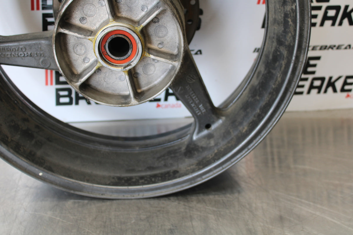 05-06 HONDA CBR600RR REAR WHEEL BACK RIM & ROTOR BB159