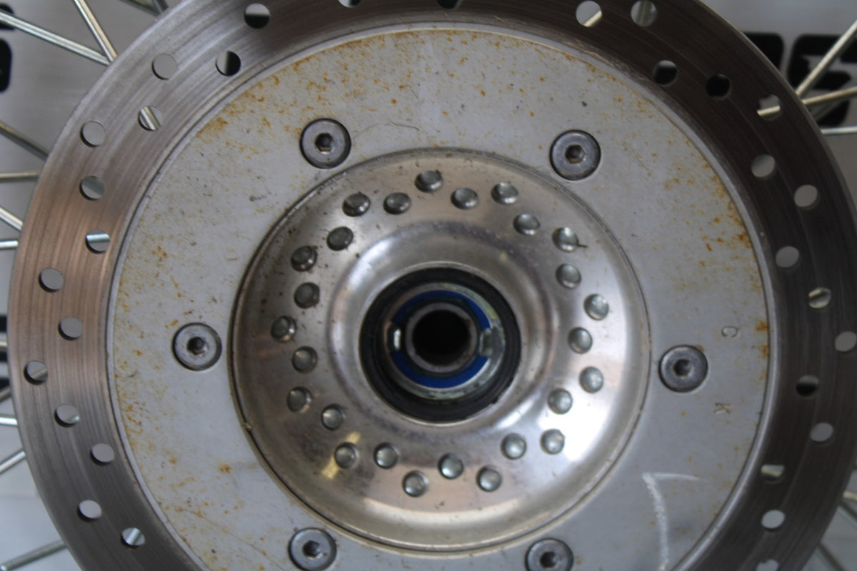 03 HONDA SHADOW SPIRIT 750 VT750DC FRONT WHEEL FRONT RIM & ROTOR BB907