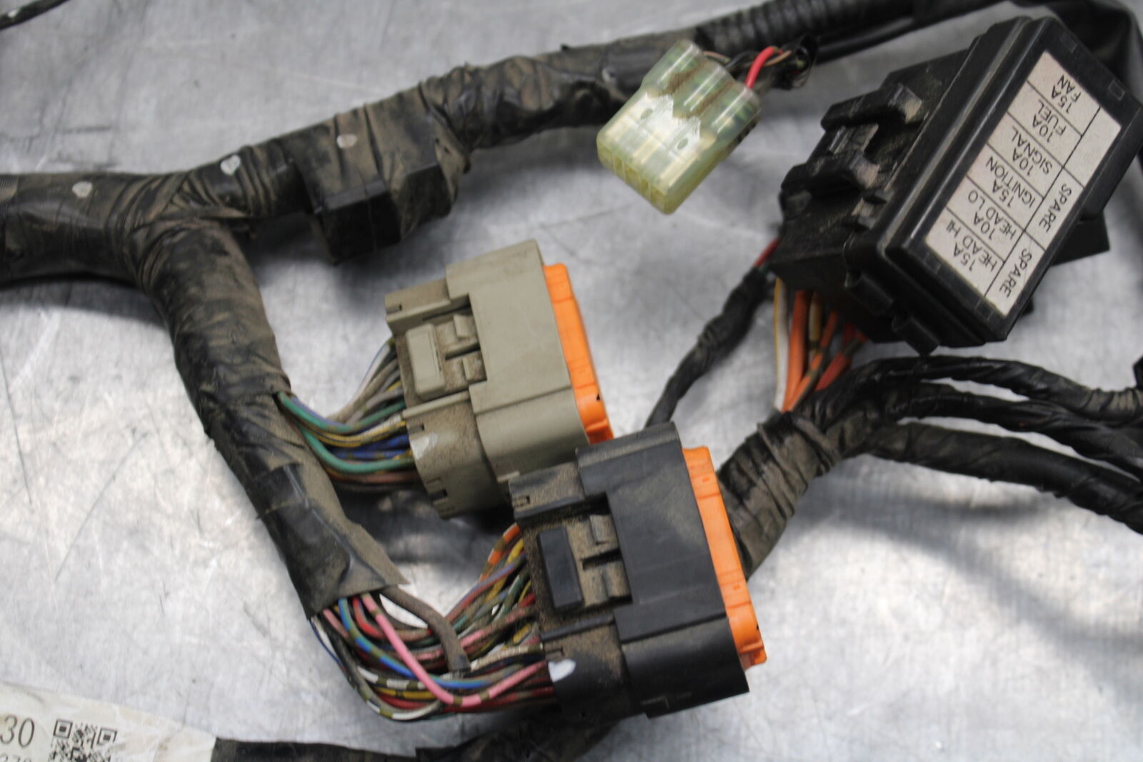 08-09 SUZUKI GSXR600 MAIN ENGINE WIRING HARNESS MOTOR WIRE LOOM BB728
