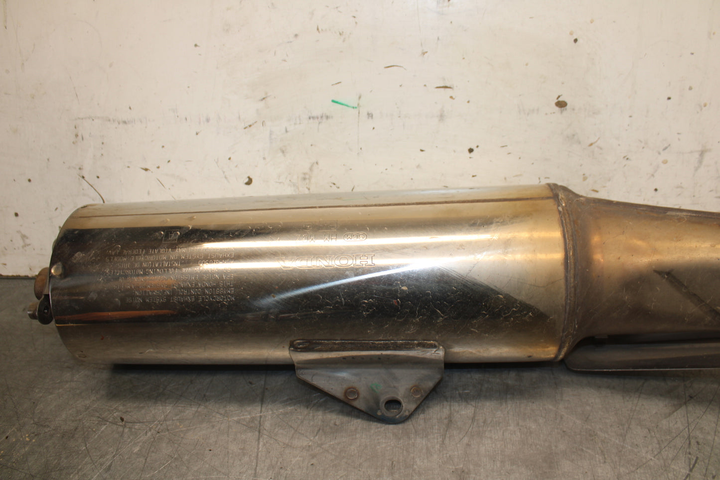 13-15 HONDA CBR500R EXHAUST PIPE MUFFLER SLIP ON CAN SILENCER BB704