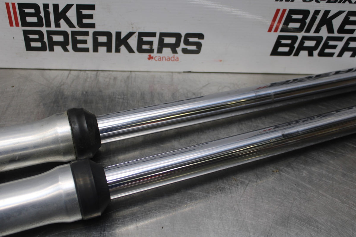 77 SUZUKI GS750 FRONT FORKS SHOCK SUSPENSION SET PAIR  BB779