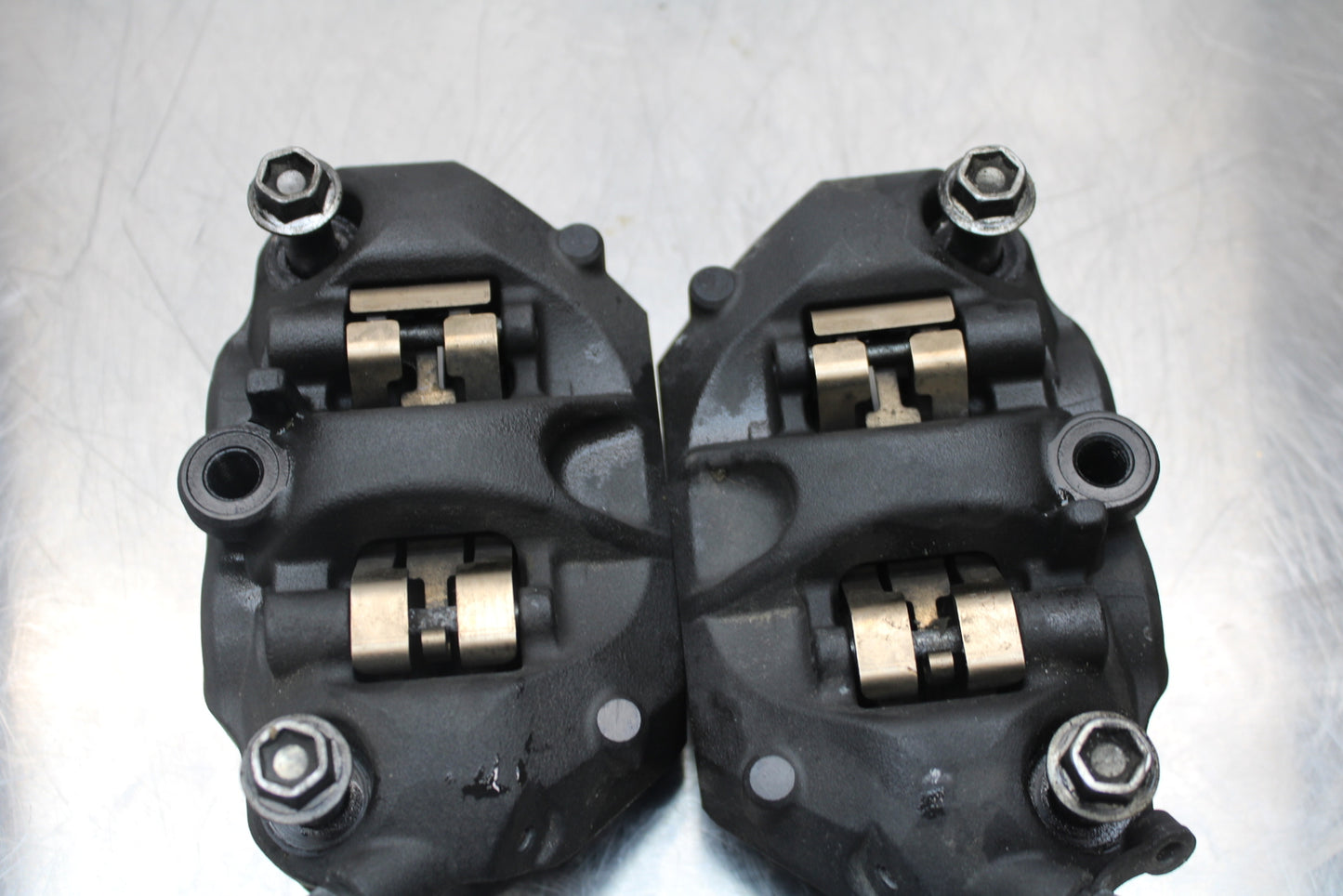 13-17 KAWASAKI NINJA ZX6R ZX636 ABS RIGHT LEFT FRONT BRAKE CALIPER SET BB143