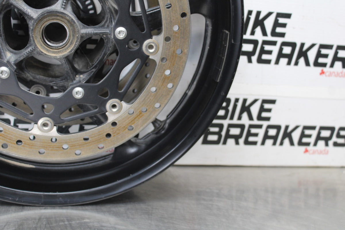 17 YAMAHA YZF R6 FRONT WHEEL FRONT RIM & ROTORS BB922
