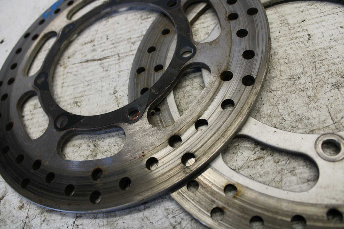 01 KAWASAKI VULCAN 1500 FRONT LEFT RIGHT BRAKE ROTORS DISCS BB301