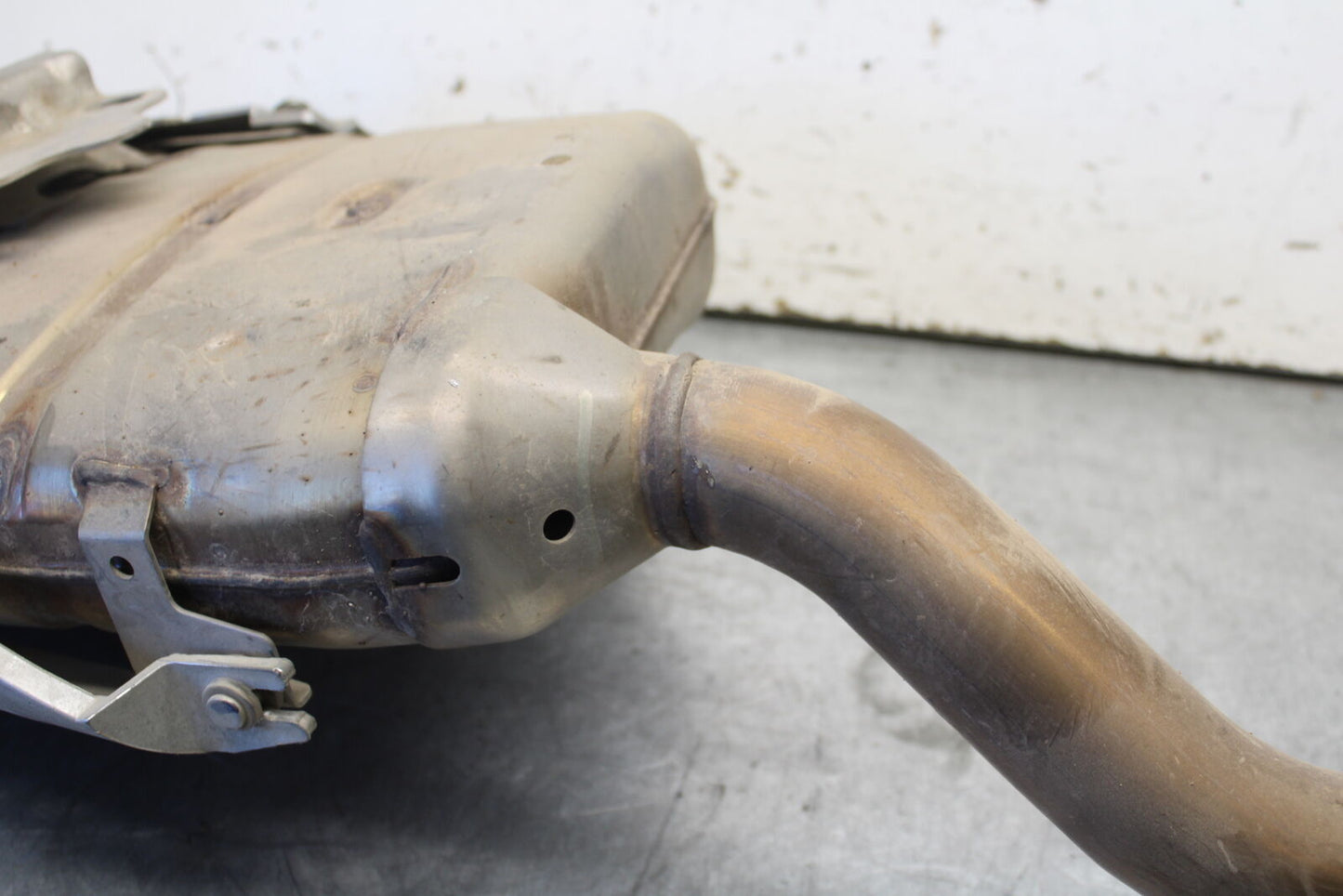 07-09 YAMAHA FZ6 EXHAUST PIPE MUFFLER SLIP ON CAN SILENCER 5VX-14710-01-00 BB713
