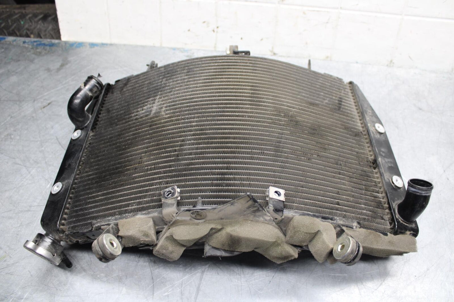 08-16 YAMAHA YZF R6 ENGINE RADIATOR MOTOR COOLER COOLING RADIATER BB451