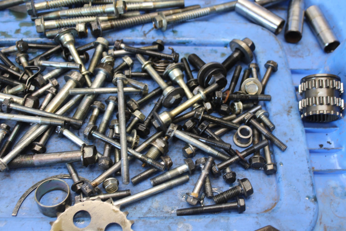 06-07 HONDA INTERCEPTOR 800 VFR800 ENGINE BOLTS HARDWARE MOTOR SCREWS BB917