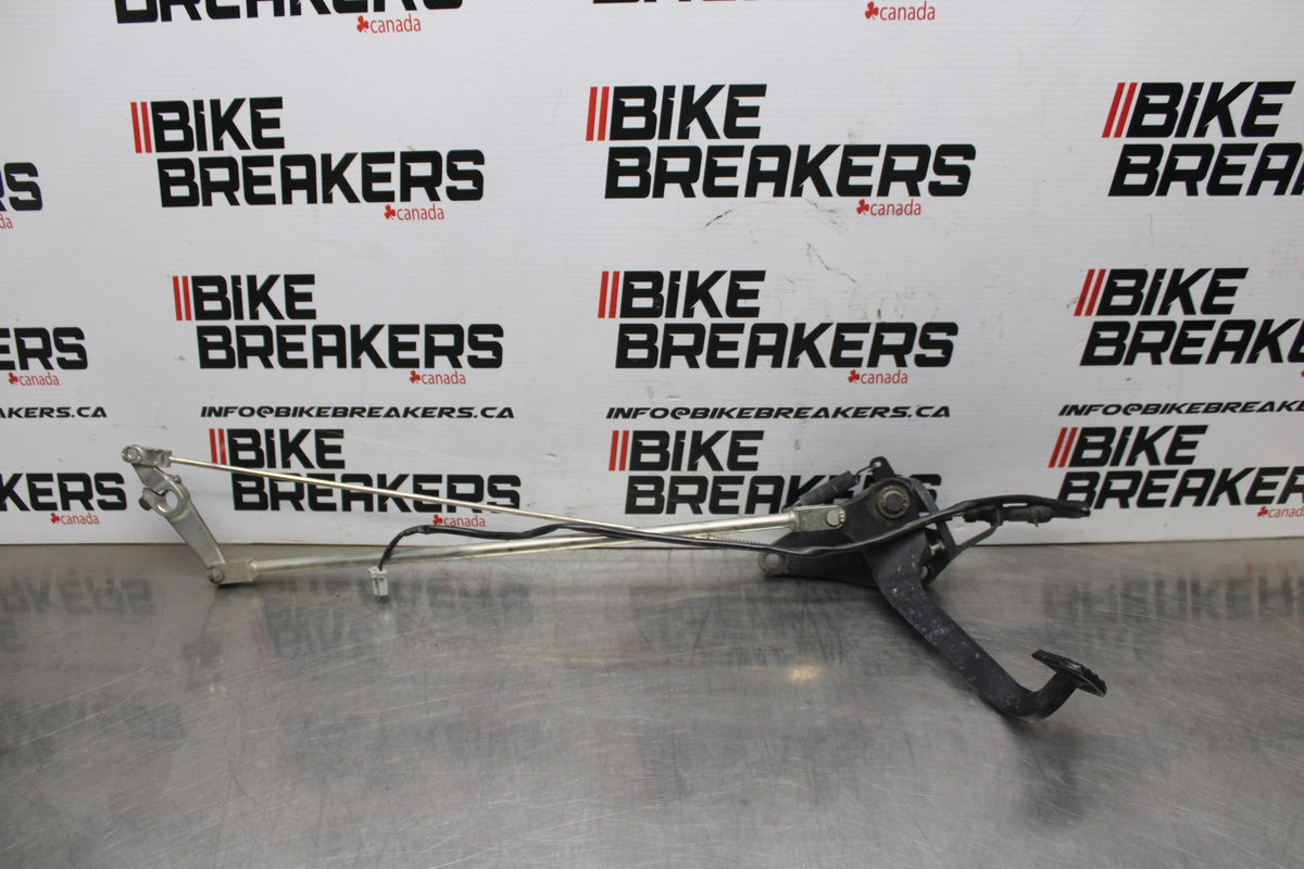 14 HONDA SHADOW 750 VT750C2B BRAKE FOOT PEDAL & LINK/ ROD BB867