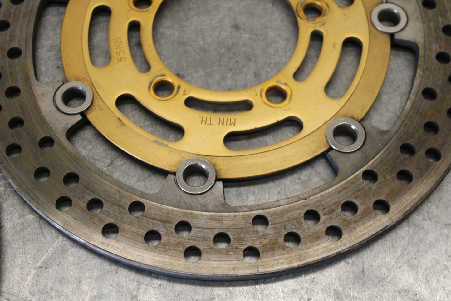 03-04 KAWASAKI NINJA ZX6RR FRONT LEFT RIGHT BRAKE ROTORS DISCS BB684