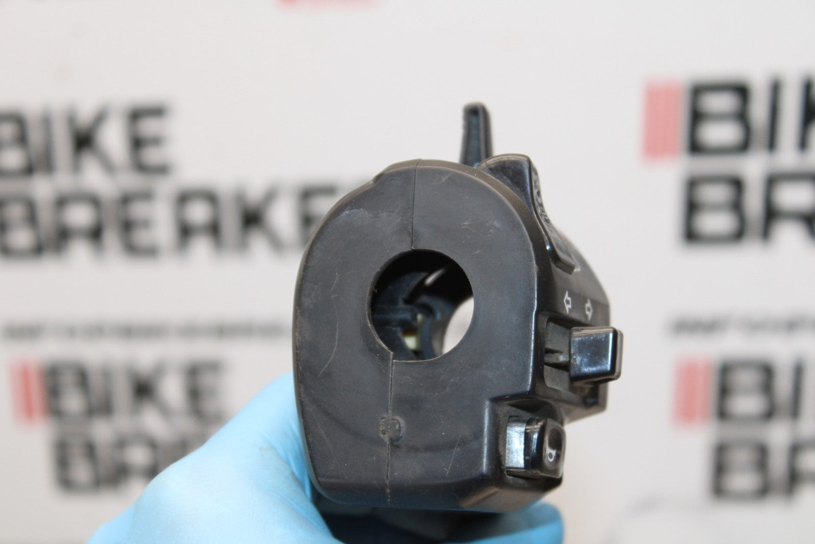 08-18 KAWASAKI KLR650 LEFT CLIP ON HANDLE HORN SIGNALS SWITCH SWITCHES BB183