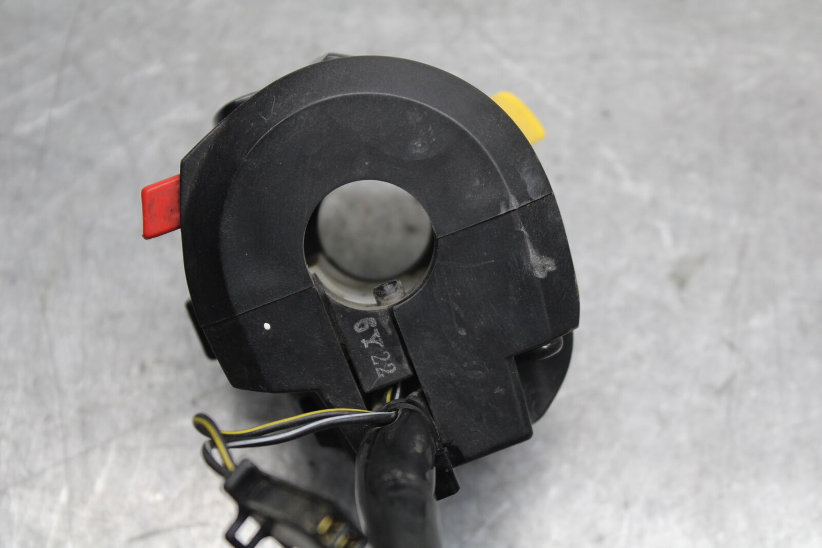 06-07 SUZUKI GSXR750 LEFT CLIP ON HANDLE HORN SIGNALS SWITCH SWITCHES BB670