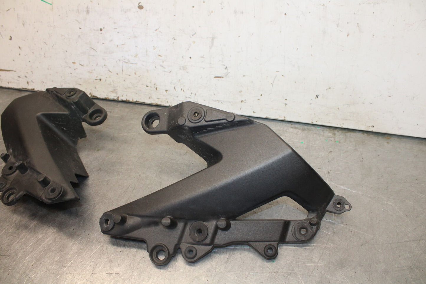 09-12 KAWASAKI NINJA ZX6R RIGHT LEFT MID UPPER SIDE FAIRING COWL PLASTIC BB698