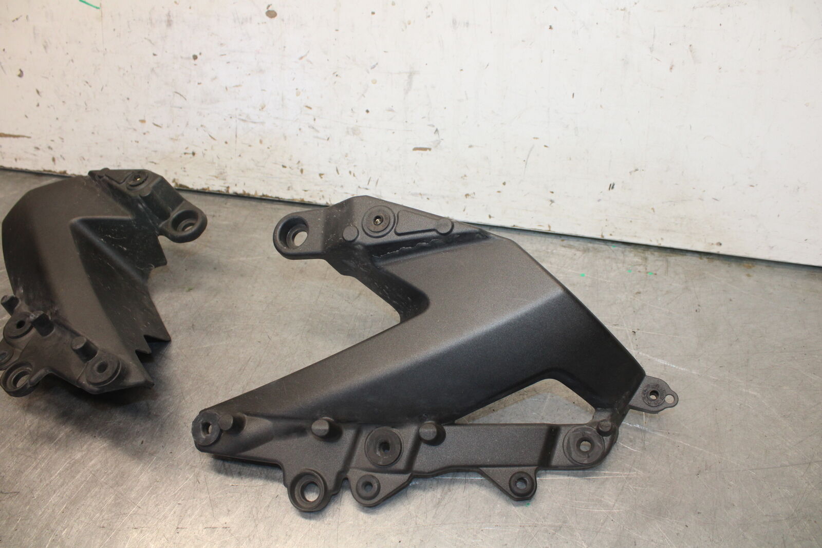 09-12 KAWASAKI NINJA ZX6R RIGHT LEFT MID UPPER SIDE FAIRING COWL PLASTIC BB698