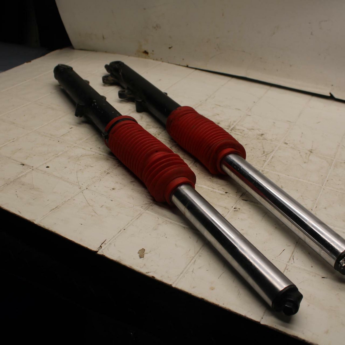 79-81 YAMAHA XS1100S FRONT FORKS SHOCK SUSPENSION SET PAIR BB401