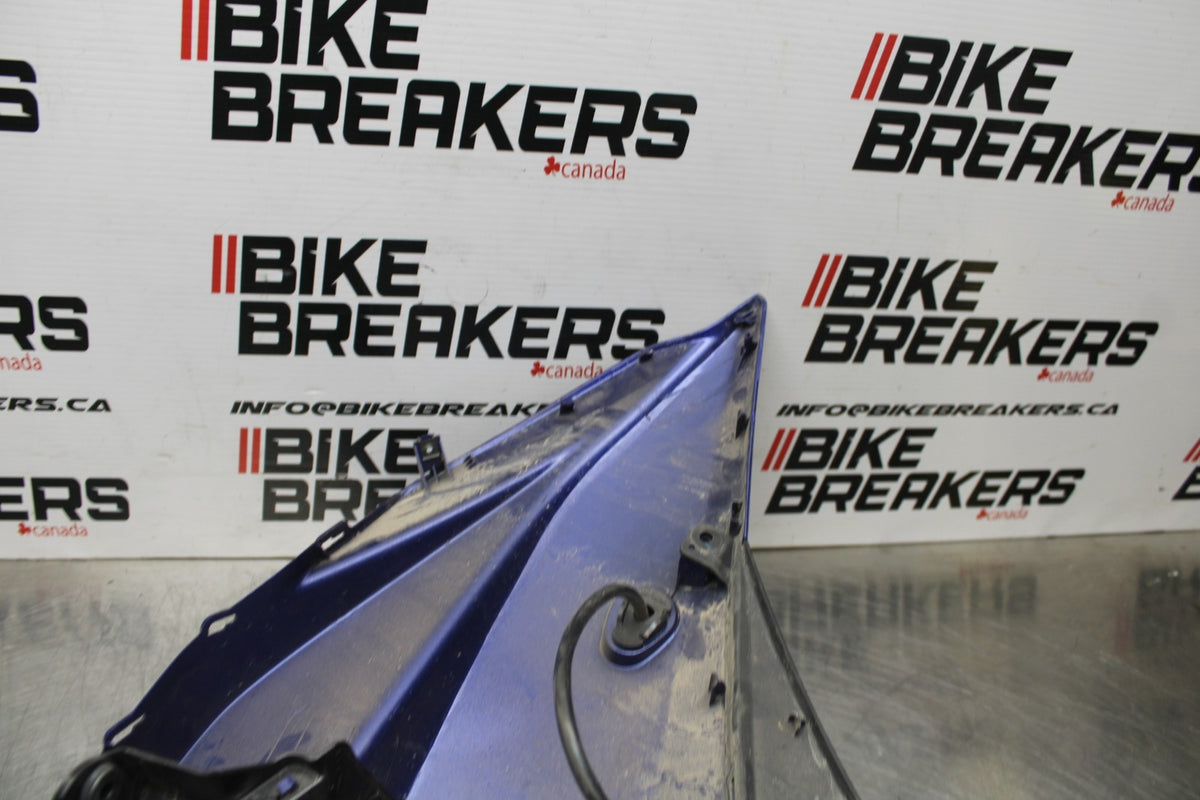 17-18 YAMAHA YZF R3 LEFT LOWER MID UPPER SIDE FAIRING COWL BB788